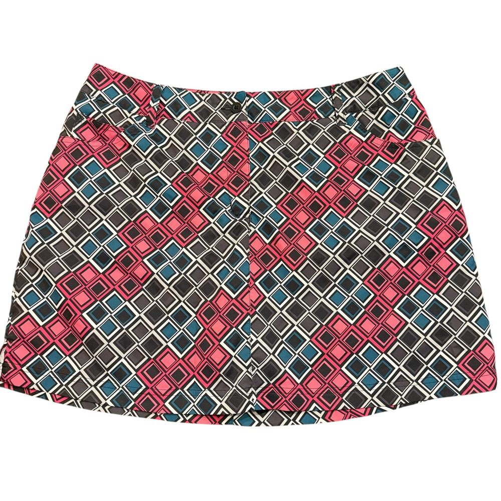 Slazenger Women’s geometric golf skort, skirt with pockets, 12